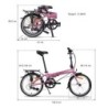 Bicicleta Plegable Dahon Mariner D8 Rosa | ¡Compra Ahora!