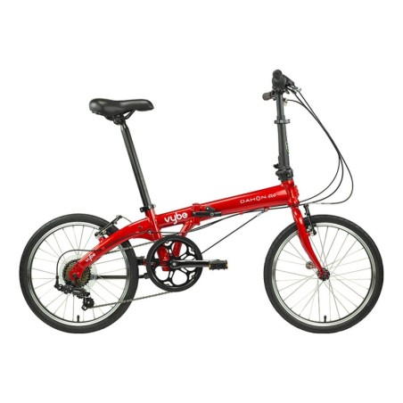 Bicicleta Plegable Dahon VYBE D7 7V Roja - ¡Compacta y Estilosa!