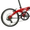 Bicicleta Plegable Dahon VYBE D7 7V Roja - ¡Compacta y Estilosa!