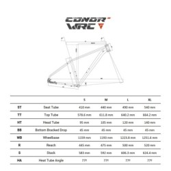 Bicicleta MTB Conor WRC Dark SRAM GX 2023 - ¡Compra Ahora!