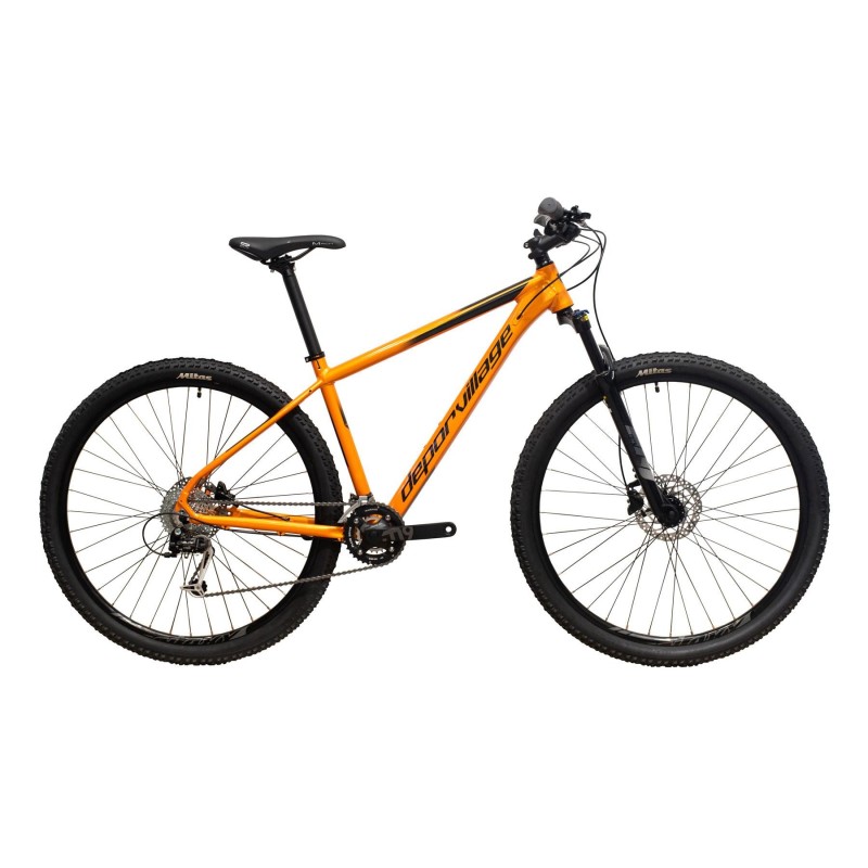 Bicicleta MTB Deporvillage PR500 29 Naranja Negro - ¡Compra Ahora!