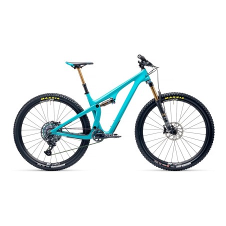 Bicicleta MTB Yeti Cycles SB 115 C1 2022: ¡Aventura Turquesa!