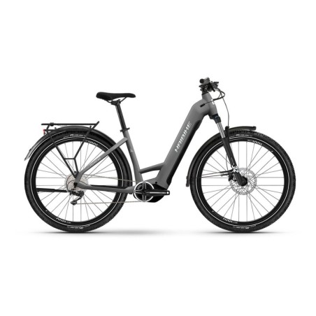 Bicicleta Eléctrica Haibike Trekking 4 Low Gris - ¡Aventura Sin Límites!