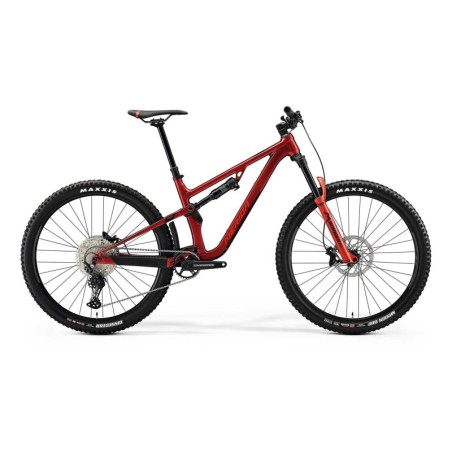 Bicicleta MTB Merida One-Forty 500 Rojo Oscuro - ¡Aventura Ahora!