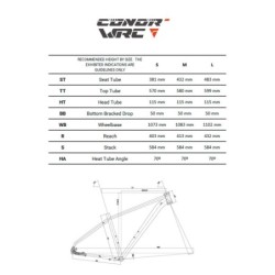 Bicicleta MTB Conor 5400 27.5 - ¡Aventura en Negro Naranja!