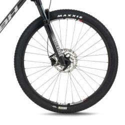 Bicicleta MTB BH Ultimate 6.5 Shimano XT: ¡Aventura en Negro y Gris!