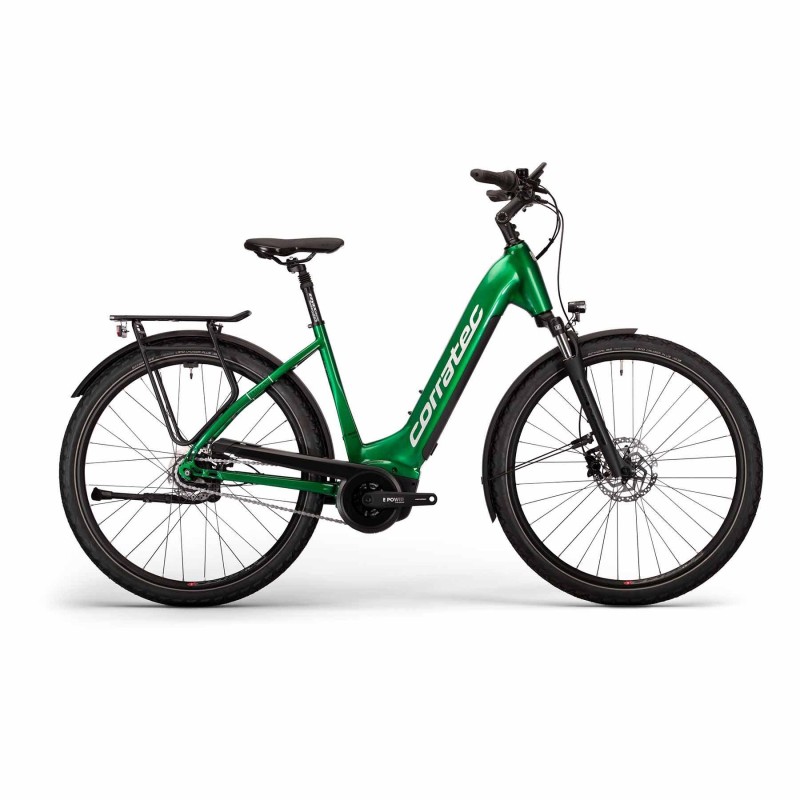 Bicicleta Corratec E-Power Trekking 28 P6 Verde - ¡Compra Ahora!