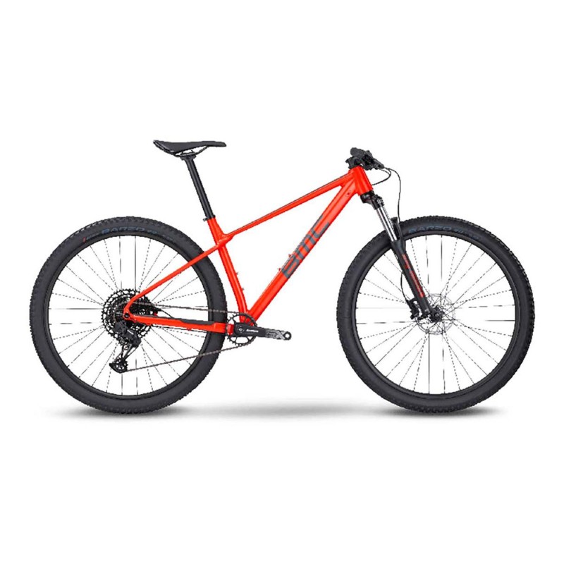 Bicicleta MTB BMC Twostroke AL FOUR: ¡Aventura en Rojo y Gris!