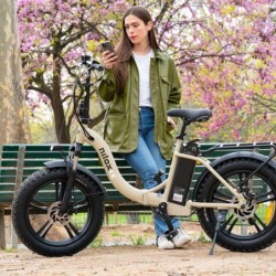Bicicleta Eléctrica Nilox X9 Marrón Claro - ¡Descubre la Libertad!