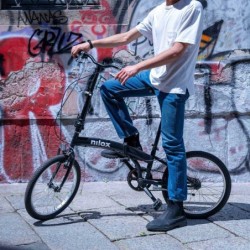 Bicicleta Plegable Nilox Musculare X0 Negro - ¡Compra Ya!