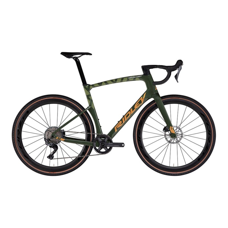 Bicicleta Gravel Ridley Kanzo Fast GRX DI2 Verde - ¡Compra Ahora!