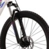 Bicicleta MTB Kross Lea 3.0: ¡Aventura en Blanco y Violeta!