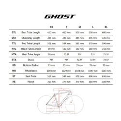 Bicicleta Gravel Ghost Road Rage: Aventura en Gris y Rojo